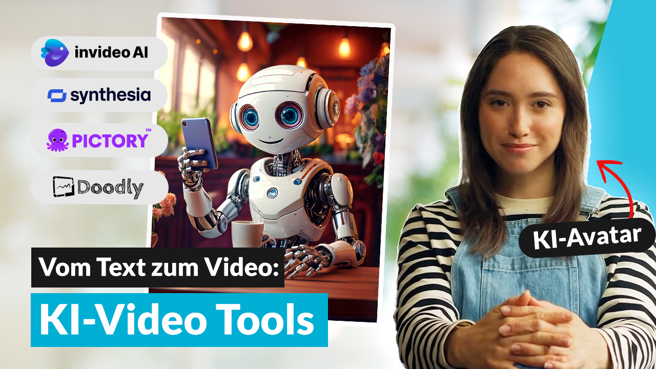 Videos einfach mit KI-Tools erstellen: Tools für Marketing, Social Media oder Erklärvideos