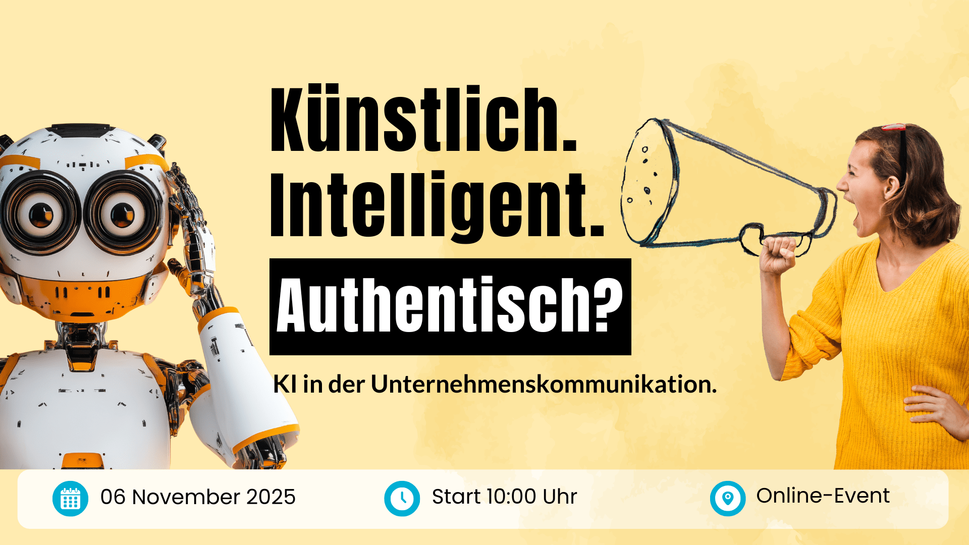 Nicht verpassen: Online-Event: KI in der Unternehmenskommunikation