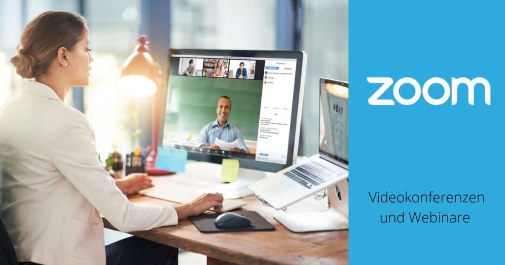 Zoom ist ein beliebtest Tool das neben Meetings auch Webinare ermöglicht. Diese Funktion ist allerdings Kostenpflichtig.