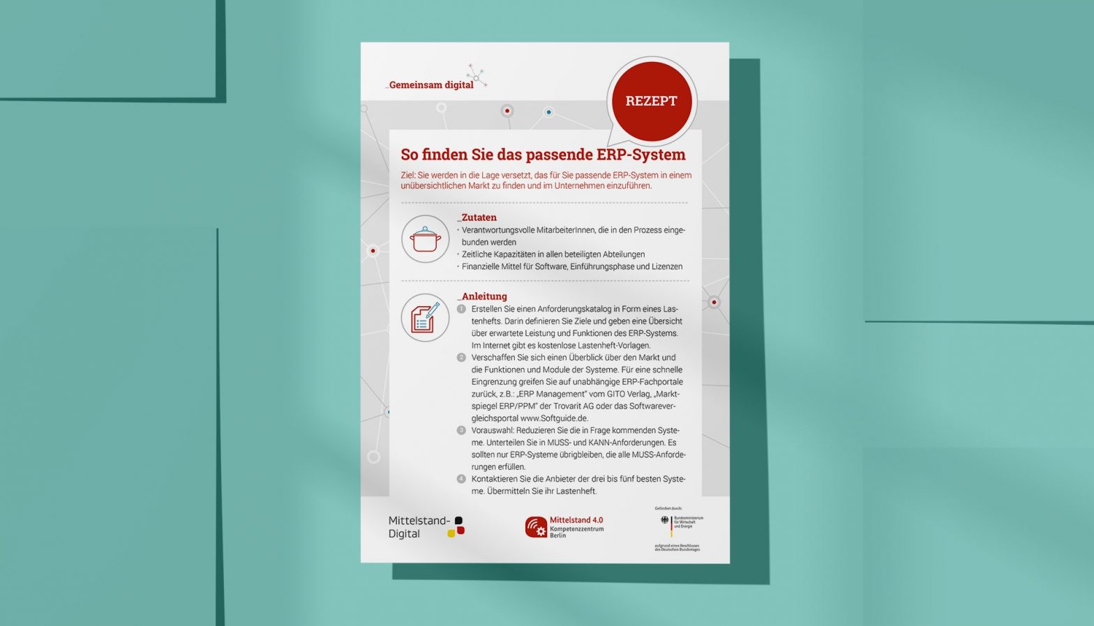 Rezept: So finden Sie das passende ERP-System.