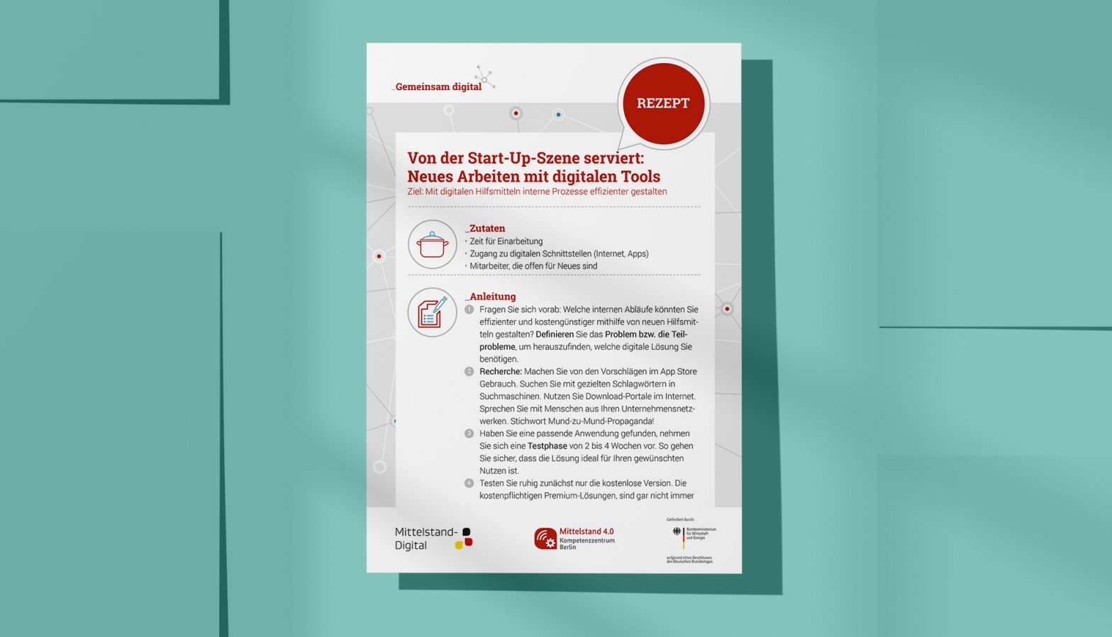 Rezept: Smarte Tools – Von der Start-Up-Szene serviert.