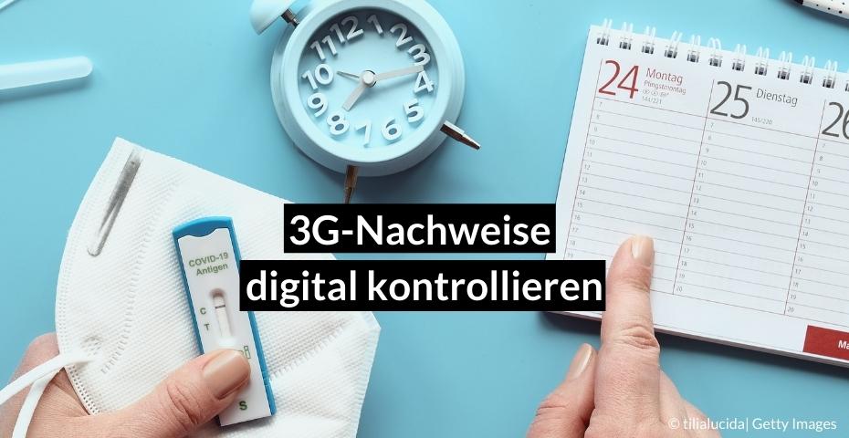 Digitale Tools zur 3G-Kontrolle Arbeitsplatz