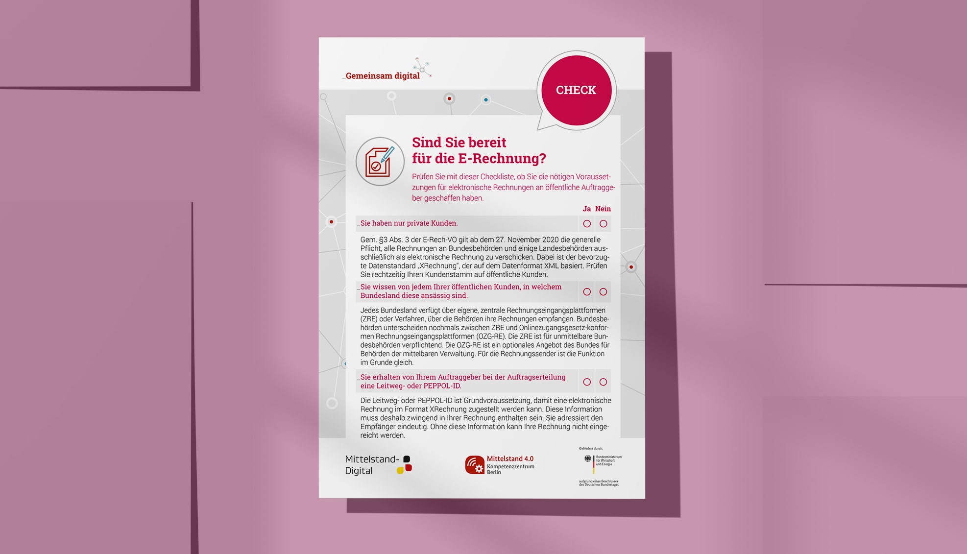 Sind Sie bereit für die E-Rechnung? - Mittelstand-Digital Zentrum Berlin